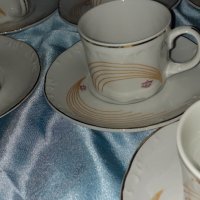 Български порцеланови чаши за късо кафе от времето на соца. , снимка 4 - Сервизи - 39386576