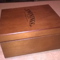 TWININGS OF LONDON-красива дървена кутия-внос англия-19х15х8см, снимка 9 - Колекции - 27086854