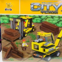 Лего конструктор *CITY * Engineering Team 🏗️ 476 части, снимка 2 - Конструктори - 43280498