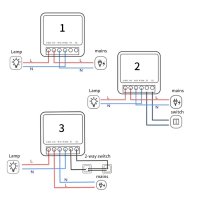 WiFi Мини Интелигентно реле - Превключвател 16A смарт модул ключ , снимка 4 - Друга електроника - 43592625