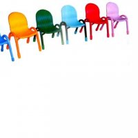 Столче детско (500605) Цветове:  зелен, червен Размер:  31х22х50см размер на кашона:  1.17x0.40x0.36, снимка 1 - Столове - 36747384