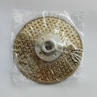 Диамантен диск за шлайфане на мрамор ф125, с фланец, снимка 3 - Други инструменти - 38691220