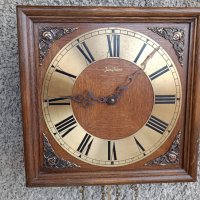 Стар немски стенен часовник с тежести - Junghans - Антика - 1970г., снимка 4 - Антикварни и старинни предмети - 43706781
