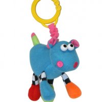 Забавна бебешка плюшена играчка Трептяща кравичка с клипс / Lorelli Toys, снимка 1 - Дрънкалки и чесалки - 37912335