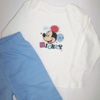 Нова Пижамка Disney/ Мики Маус 6-9 мс., снимка 5 - Бебешки пижами - 11709638