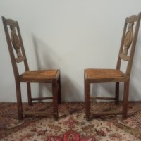 Двойка стари провансалски столове, снимка 2 - Столове - 43429088
