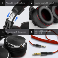 Професионални слушалки OneOdio Studio Pro-50, Hi-res,20Hz-40kHz,32 Ом, 1600 mw,6.35 mm/3.5mm Jack, снимка 7 - Слушалки и портативни колонки - 36544965