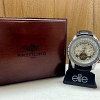 Часовник Breitling Автоматичен Chronometre Navitimer Watch  Modified Неръждаема стомана Минерлно стъ, снимка 3 - Мъжки - 44025408