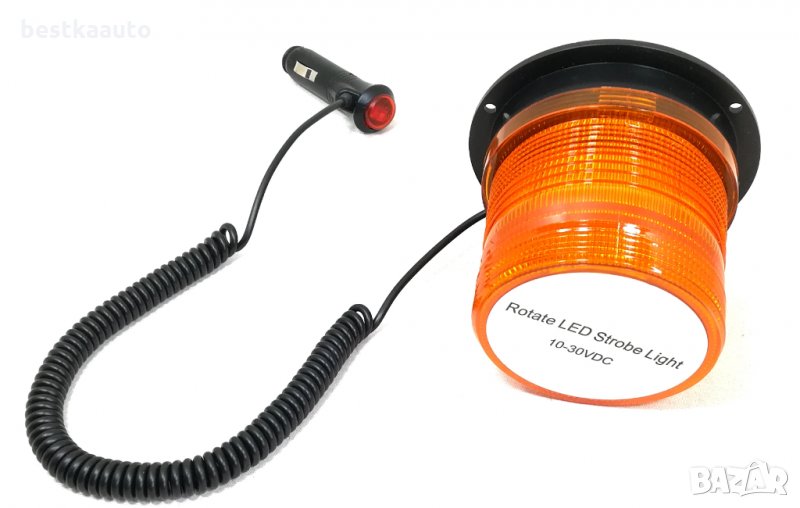 LED aварийна лампа маяк 48 диода DC10-30V, снимка 1