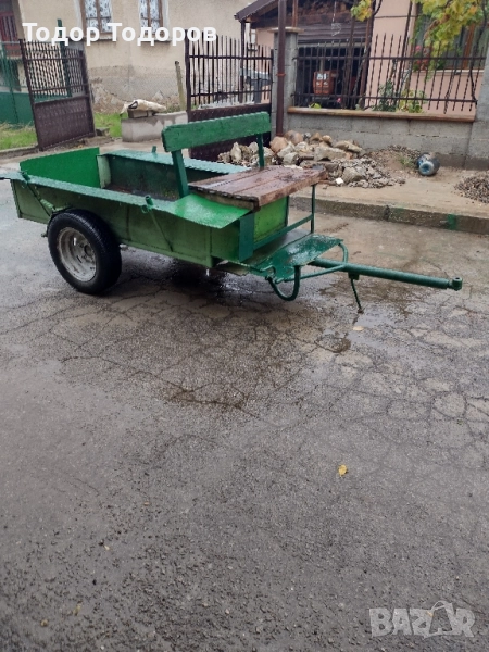 Ремарке за мотоблок, мотофреза или мотокултиватор акме или руджерини или фреза., снимка 1