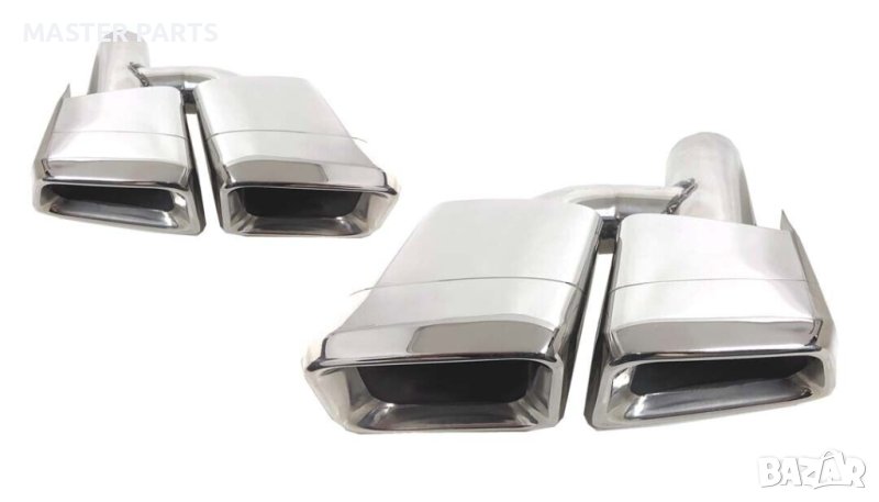 Накрайници за ауспух 63 АМГ / AMG дизайн W221/w212/w216/w218/w164/R230/R231, снимка 1