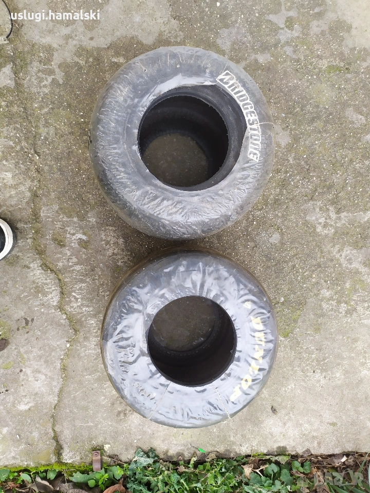 Гуми за картинг 2 броя/нови, снимка 1