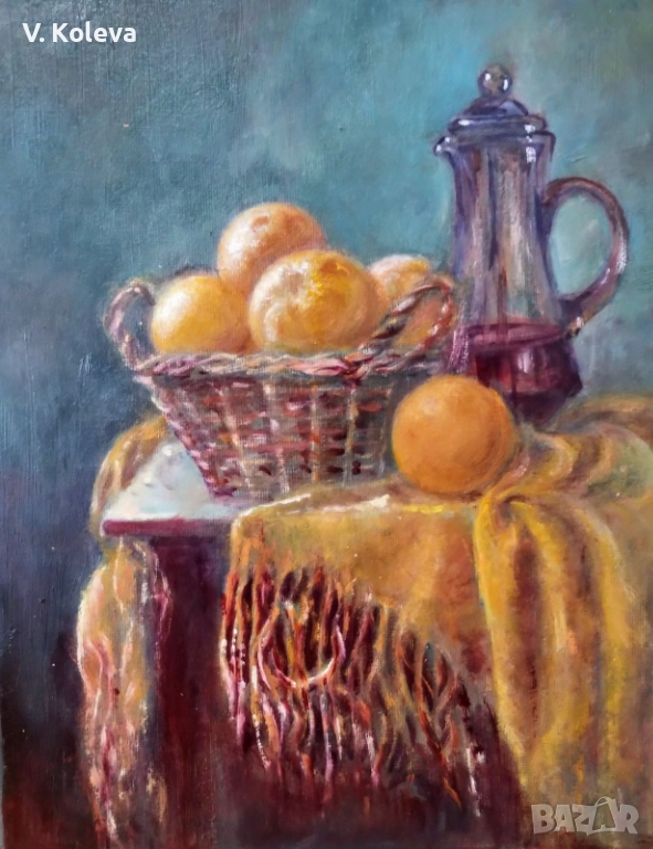 Ръчно рисувана картина,маслени бои върху платно , снимка 1