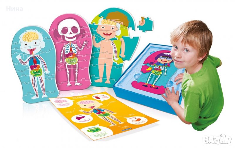 Пъзел с човешкото тяло , снимка 1