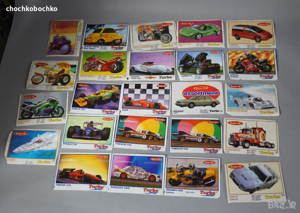 24 Картинки картинка от дъвка Турбо TURBO KENT, снимка 1