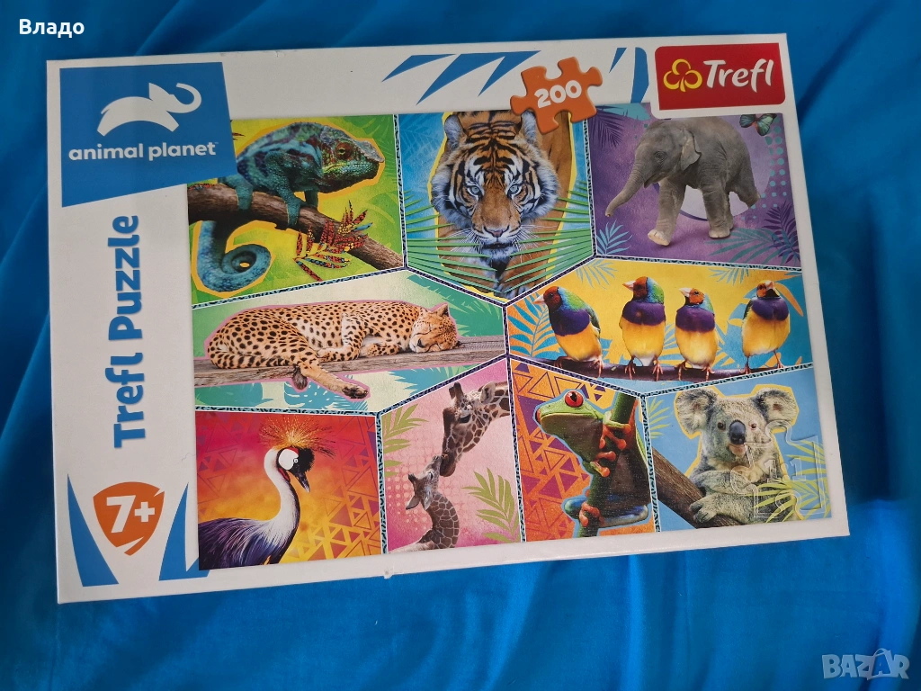 Пъзел Trefl - Animal Planet, Един екзотичен свят, 200 части, снимка 1