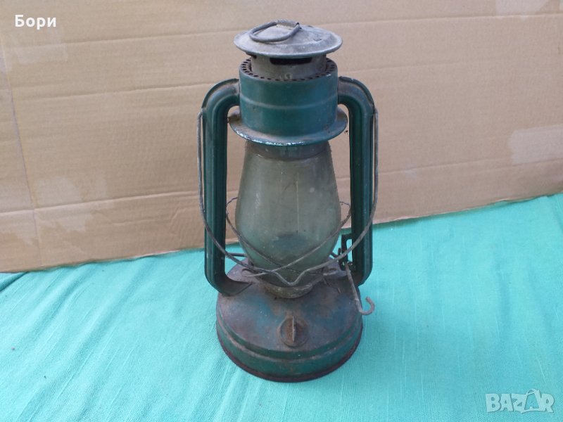 Стар газов фенер лампа, снимка 1