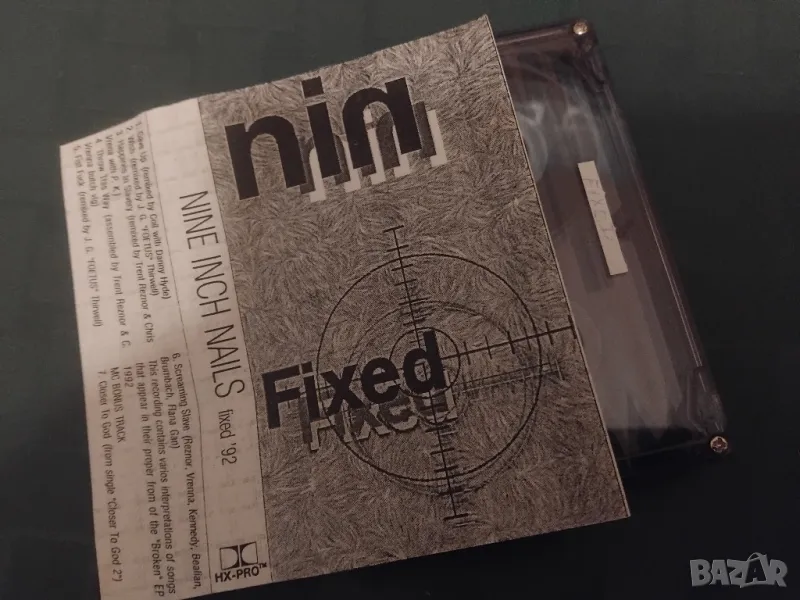 Nine Inch Nails – Fixed - аудио касета музика, снимка 1
