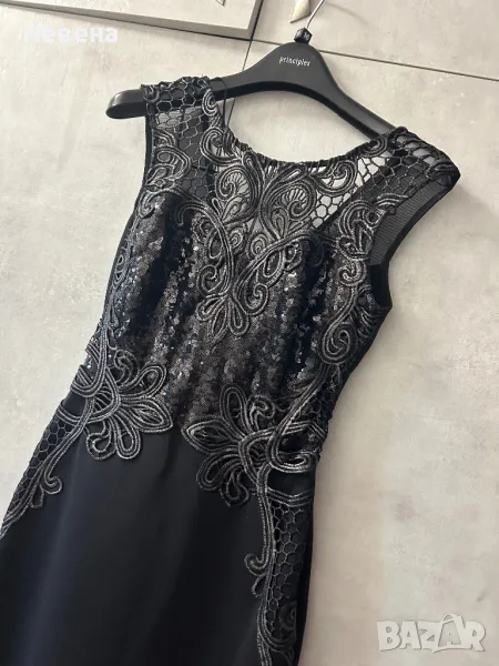 Черна рокля дълга Lipsy London размер М, снимка 1