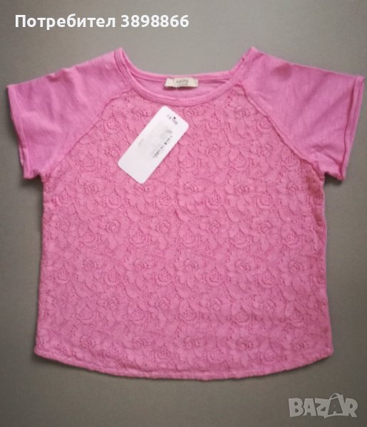 Детска блуза с къс ръкав Cikoby - размер 122-128 см., снимка 1