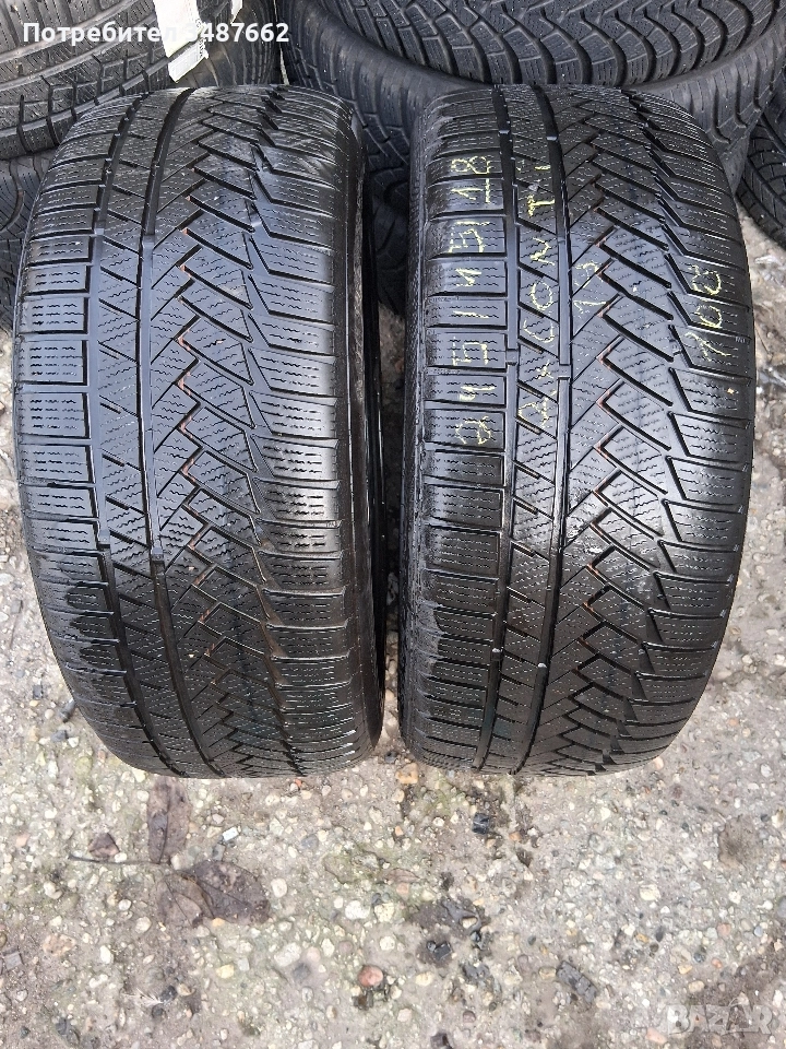 245 45 18 Континентал 2бр зимни , снимка 1