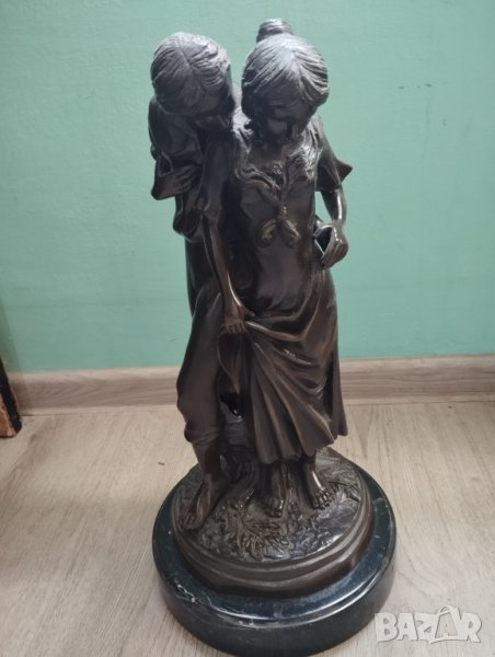 Стара статуетка,композиция, снимка 1