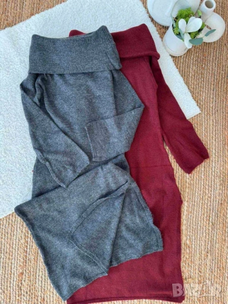 рокля с голяма яка , снимка 1