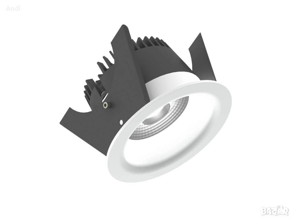 Лунички - лед лампи за таван illuxtron linea 75 HV 9W 300K, снимка 1