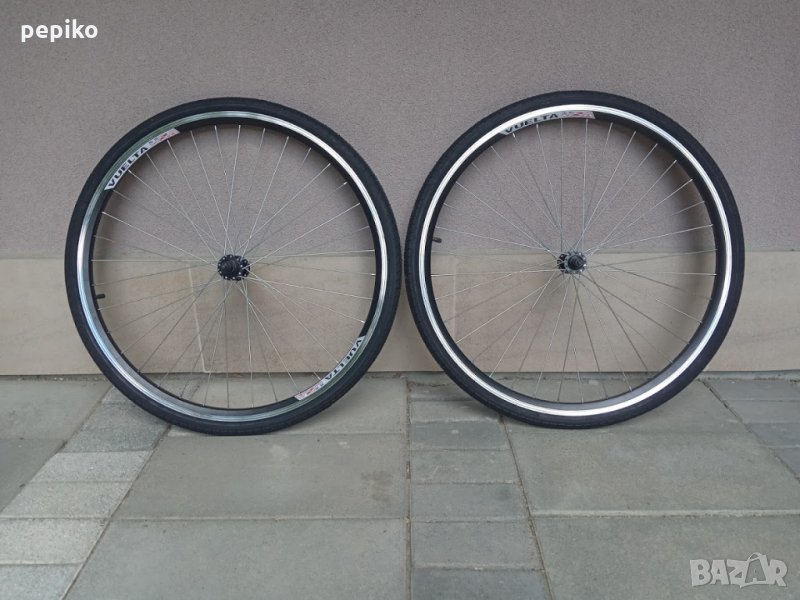 Продавам колела внос от Германия  алуминиеви двойностенни усилени капли SPORT VUELTA+гуми, снимка 1