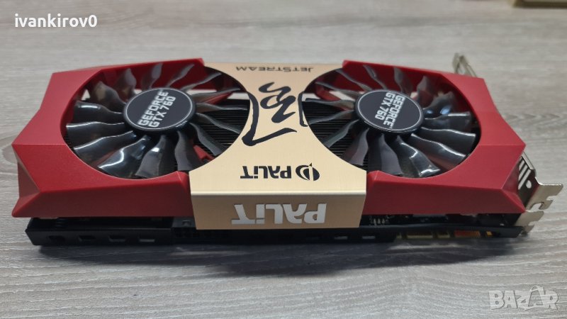 Видеокарта Palit GTX760 JETSTREAM 2Gb 256bit, снимка 1