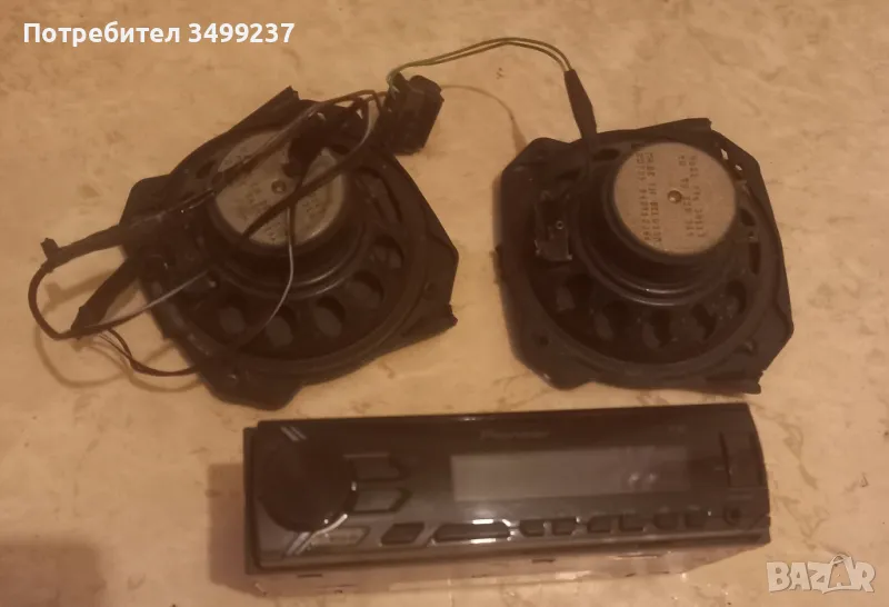Продавам авто аудио тонколони и сд плейър, снимка 1