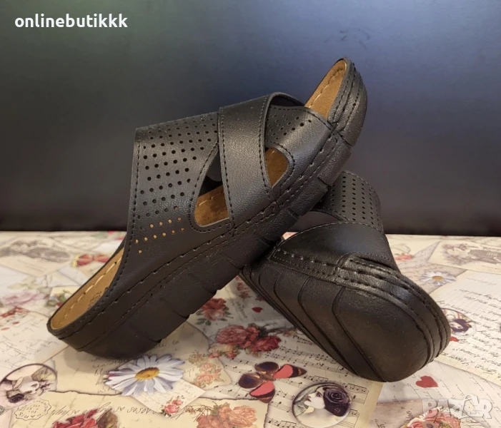 Анатомични чехли със стелки от естествена кожа 🍒, снимка 1