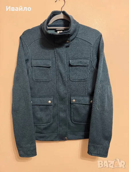 Patagonia Better Jacket Womens Small Blue Full Zip Pockets Elbow Patch Outdoor., снимка 1