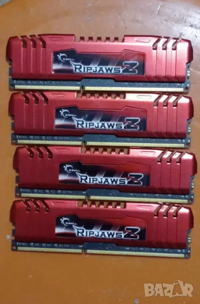 Запазена.G.Skill Ripjaws Z 4X8GB DDR3 1886Mhz Quad Channel Kit, снимка 1