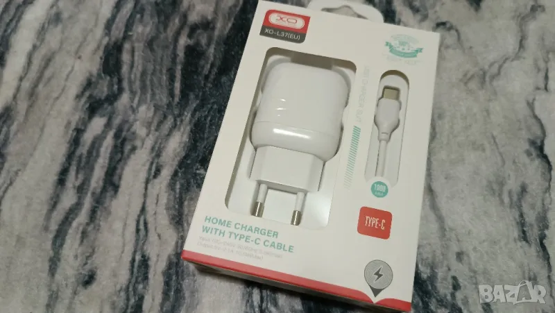 Usb Зарядно + кабел Tape C, снимка 1