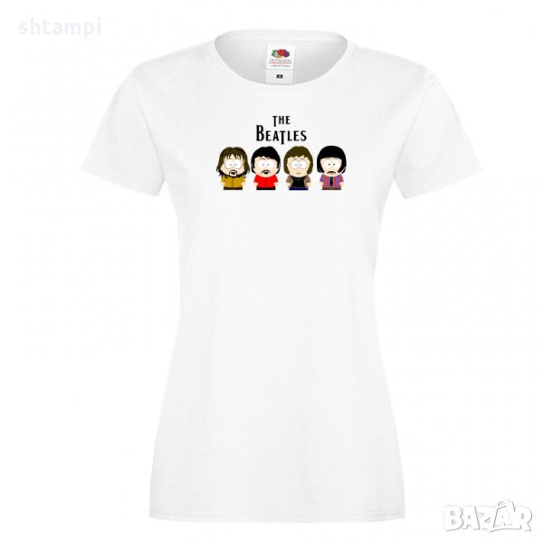  Дамска тениска Beatles South Park , снимка 1
