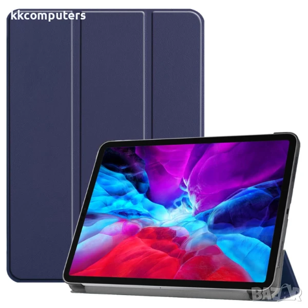 Apple iPad Pro 12.9-inch (2020) / (2018) Кожен Калъф и Протектор, снимка 1