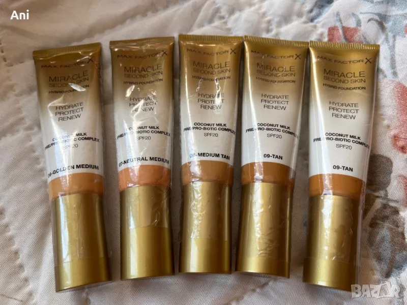ФДТ Max Factor Miracle second skin , снимка 1