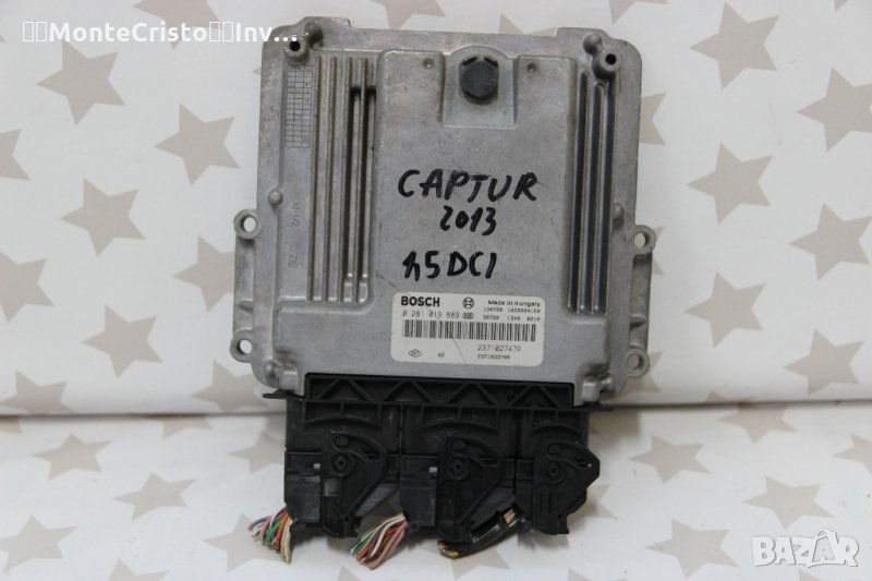 Моторен компютър Renault Captur (2013-2017г.) 0 281 019 889 / 0281019889 / 237102747R, снимка 1