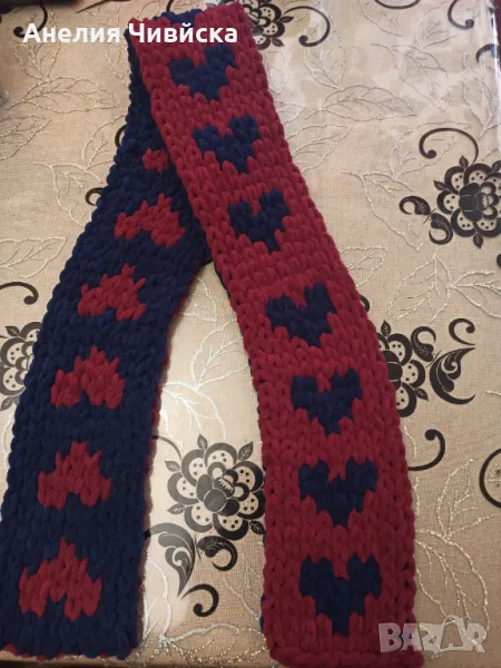 Ръчно плетен шал, снимка 1