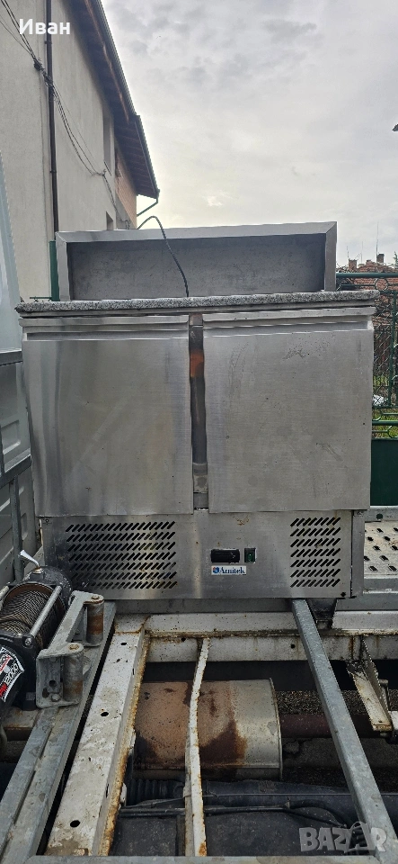 Хладилна маса, саладета, пицарска, гранитен плот, снимка 1