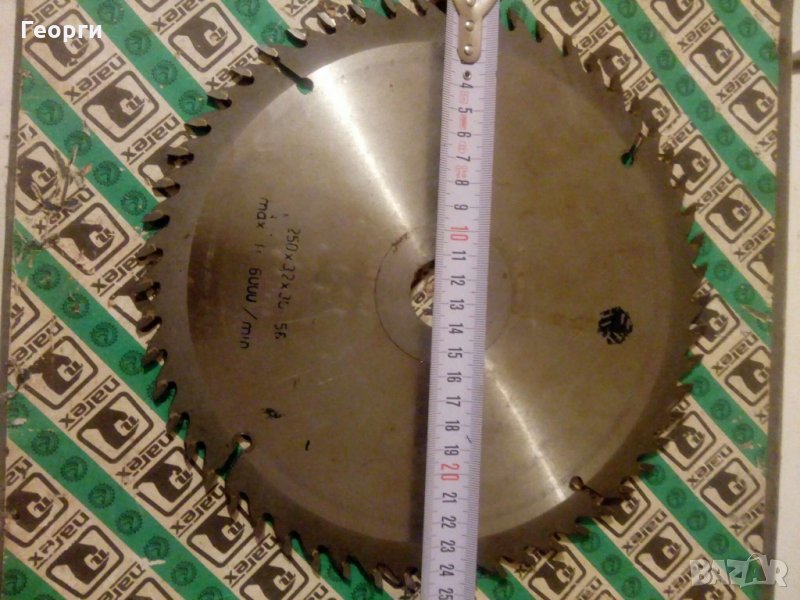 Видиран Циркулярен диск за дърво Ф-255мм,отвор - 60мм, снимка 1