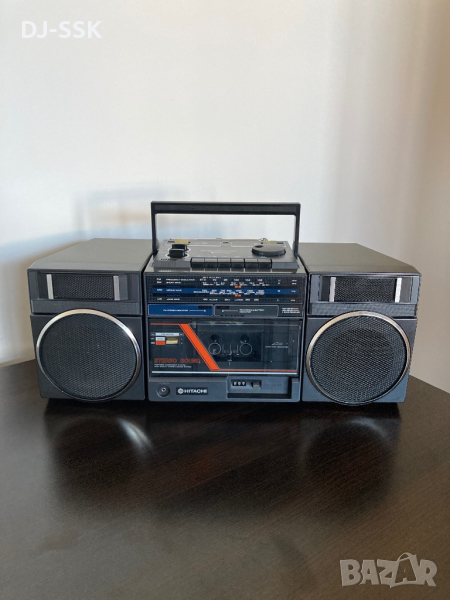 HITACHI TRK-930E  VINTAGE RETRO CD BOOMBOX Ghetto Blaster радио касетофон, снимка 1