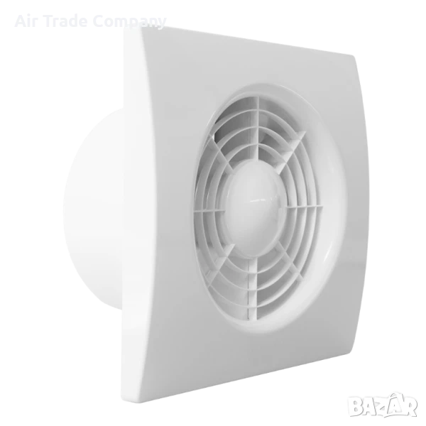 QS/ Ø150 -Вентилатор за баня с клапа, снимка 1