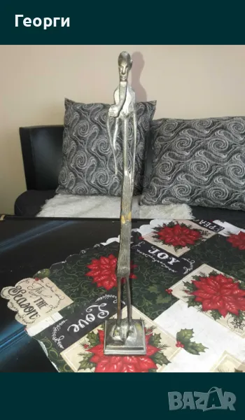 Бронзова статуетка-334, снимка 1