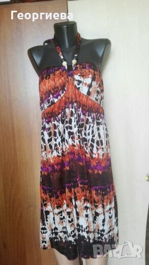 Нова рокля с колие 👗🎀 M,M/L👗🎀 арт.020, снимка 1