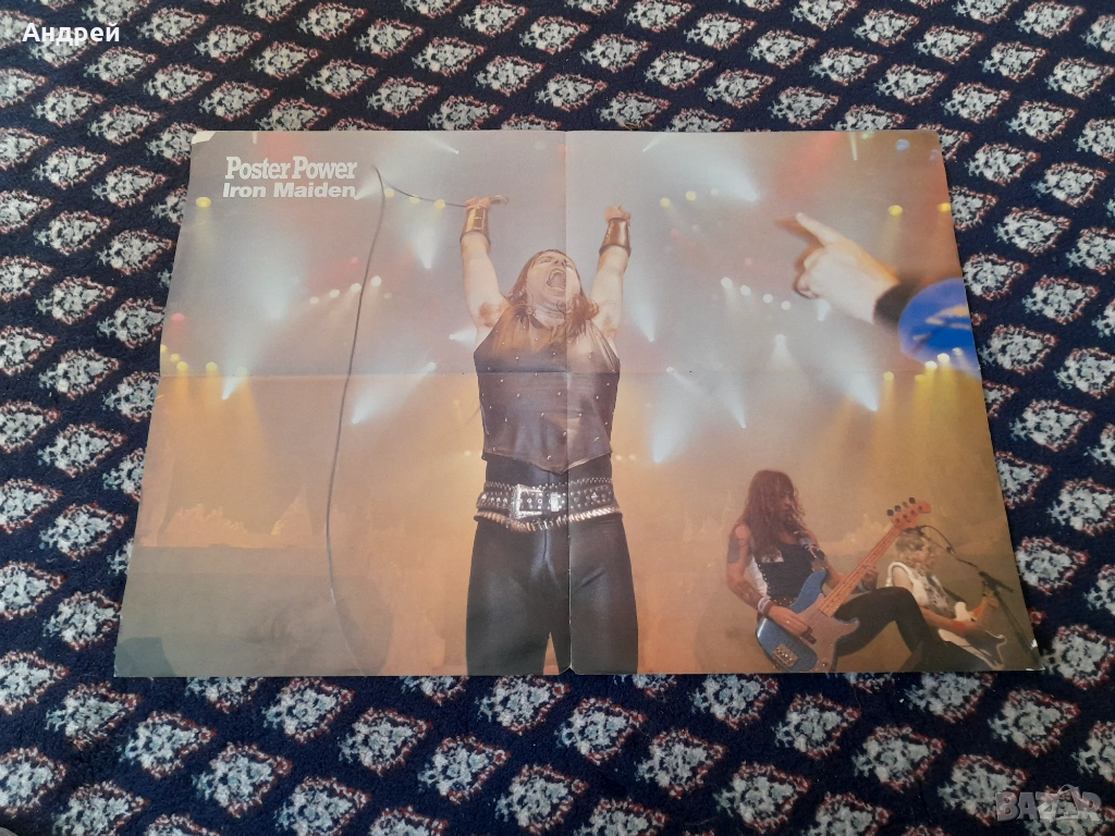 Стар плакат Iron Maden,Ozzy, снимка 1