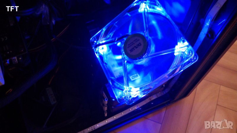Вентилатори Delux 120mm blue led, снимка 1