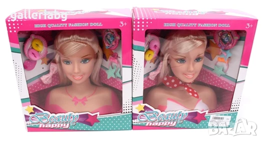 Красив бюст на кукла - глава за прически, снимка 1