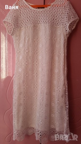 Дантелена рокля и дънкова пола Франко Феручи , снимка 1